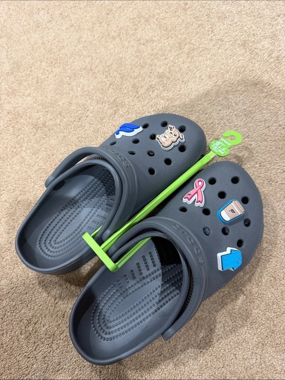 Never Worn Gray Crocs